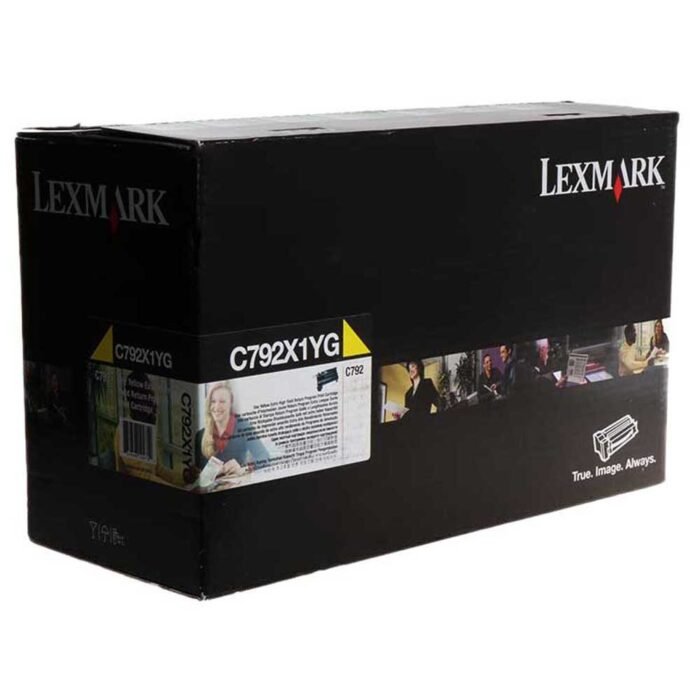 Tóner Lexmark C792X1YG Yellow 20,000pag