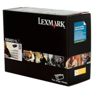 Tóner Lexmark T654X11L Negro 36,000pag