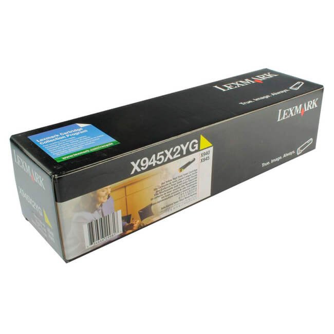 Tóner Lexmark X945X2YG Yellow 22,000pag Tóner Lexmark X945X2YG Yellow 22,000pag