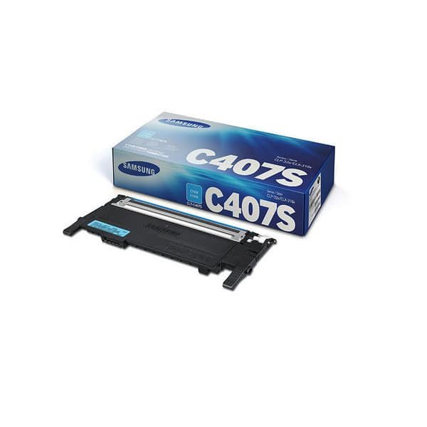 Tóner Samsung CLT-C407S Cyan 1,000pag. Tóner Samsung CLT-C407S Cyan 1,000pag.