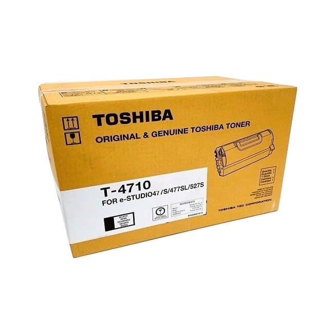 Tóner Toshiba T-4710A Negro 25,000pag Para E-Studio 477S,477SL,527S Tóner Toshiba T-4710A Negro 25,000pag Para E-Studio 477S,477SL,527S