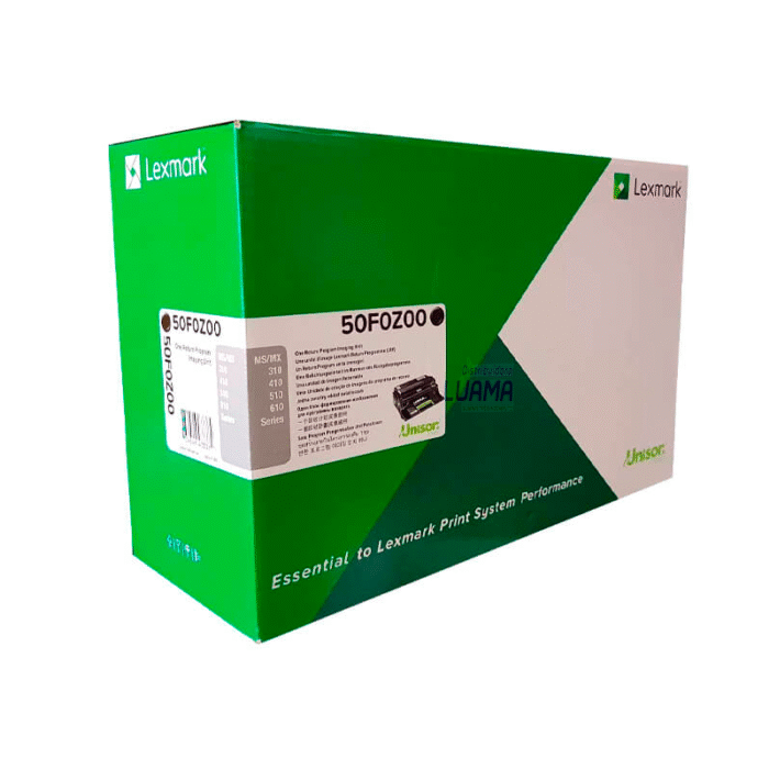 Unidad de imagen Lexmark 50F0Z00 Negro 60,000 Pag. Unidad de imagen Lexmark 50F0Z00 Negro 60,000 Pag.