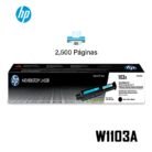 Tóner Hp 103A (W1103A) Negro 2500pag Laser Neverstop 1200w 1000w