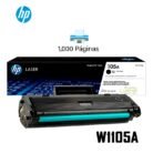 Tóner Hp 105A (W1105A) Negro 1000 Pag Laser 107w 135a 137fnw