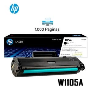 Tóner Hp 105A (W1105A) Negro 1000 Pag Laser 107w 135a 137fnw