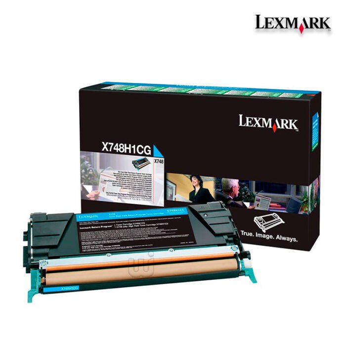 Tóner Lexmark X748H1CG Cyan 10,000pag Tóner Lexmark X748H1CG Cyan 10,000pag