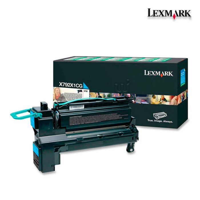 Tóner Lexmark X792X1CG Cyan 20,000pag Tóner Lexmark X792X1CG Cyan 20,000pag