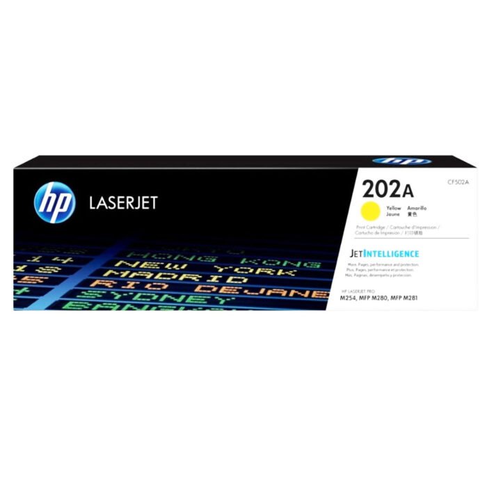 Toner Hp LJ 202A (CF502A) Yellow 1,300 Pag Color LaserJet Pro MFP M281fdw
