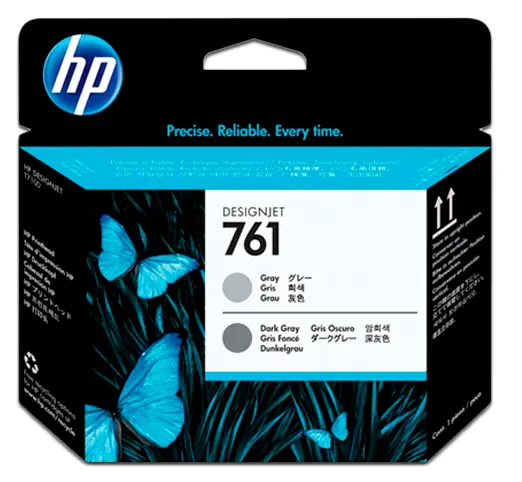 Cabezal HP 761 (CH647A) Gray & Dark Gray DesignJet T7100 Cabezal HP 761 (CH647A) Gray & Dark Gray DesignJet T7100