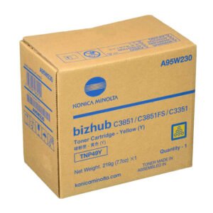 Toner Konica Minolta TNP49Y Yellow 12,000 páginas