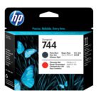 Cabezal HP 744A (F9J88A) Matte Black & Chromatic Red 3,500 paginas