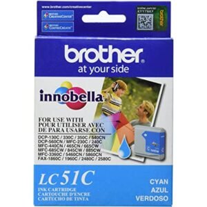 Tinta Brother LC-51C Cyan 400 paginas