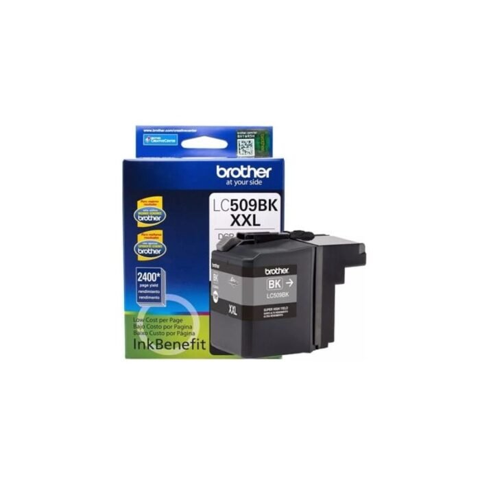 Tinta Brother LC-509BK Negro 2,400 paginas Tinta Brother LC-509BK Negro 2,400 paginas