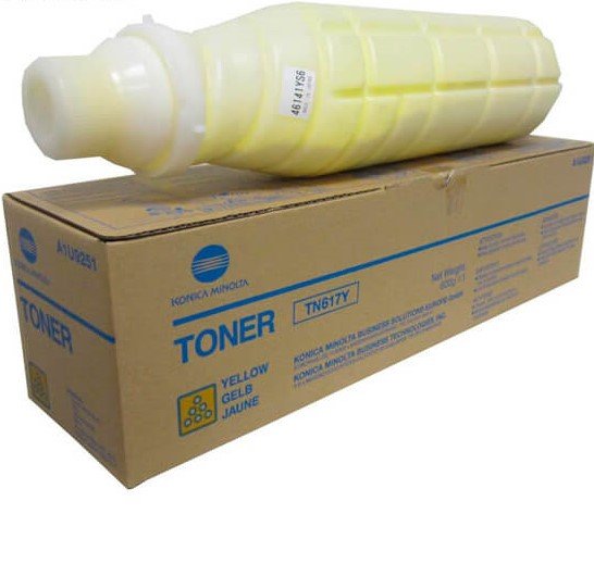 Toner Konica Minolta TN617Y Yellow 31,000 páginas Toner Konica Minolta TN617Y Yellow 31,000 páginas