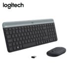 Teclado Logitech + Mouse Mk470 Wireless Slim USB Black (920-009266)