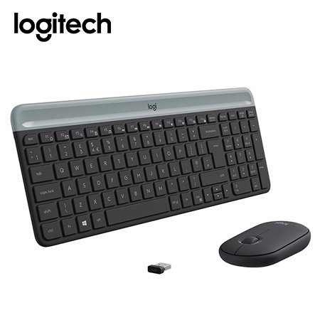 Teclado Logitech + Mouse Mk470 Wireless Slim USB Black (920-009266) Teclado Logitech + Mouse Mk470 Wireless Slim USB Black (920-009266)