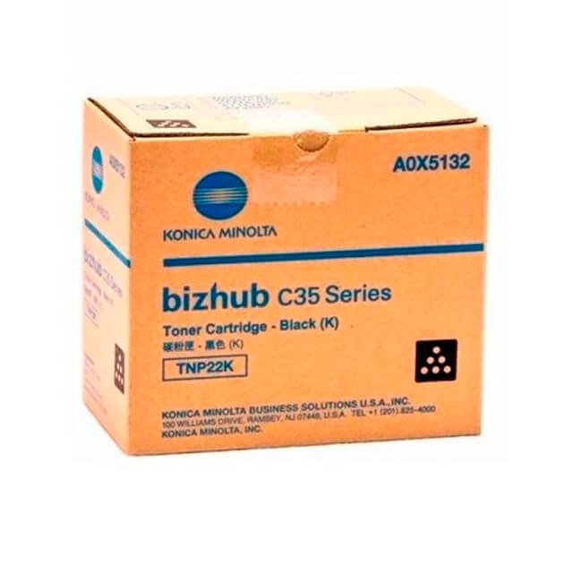 Toner Konica Minolta TNP22K Negro 6,000 páginas Toner Konica Minolta TNP22K Negro 6,000 páginas