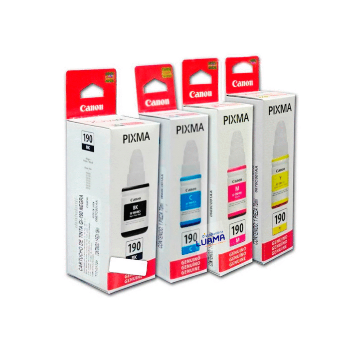 tinta canon GI-190 Pack