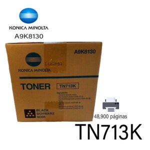Toner Konica Minolta TN713K Negro Bizhub C659 C759 48.900 páginas