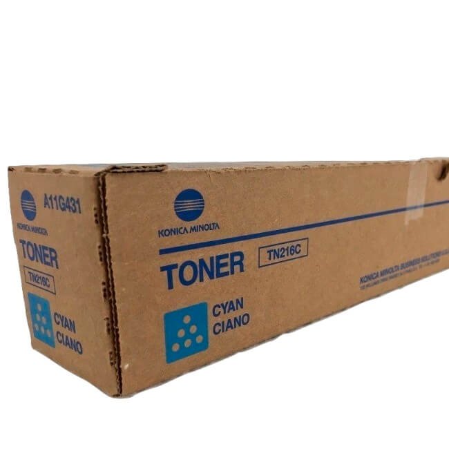 Toner Konica Minolta TN216C Cyan 26,000 páginas Toner Konica Minolta TN216C Cyan 26,000 páginas