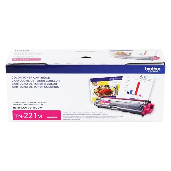 Toner Brother TN-221M magenta, Rendimiento 1,400 pag.