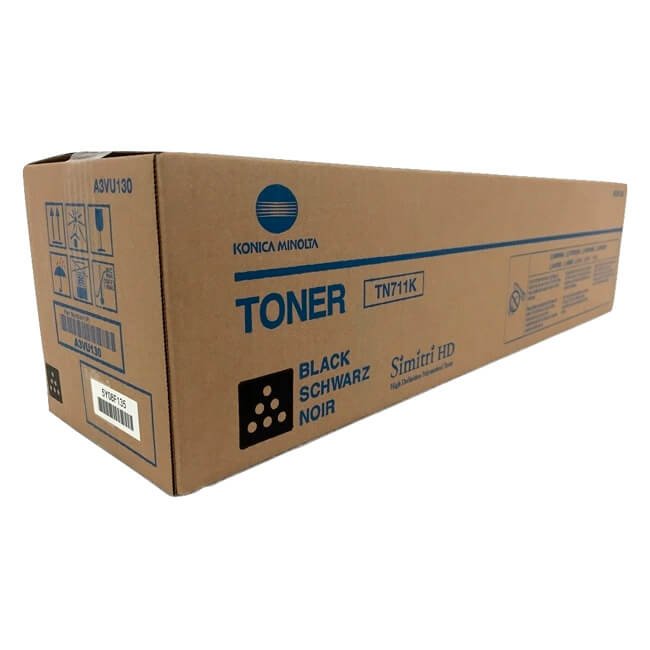 Toner Konica Minolta TN711K Negro 47,500 páginas Toner Konica Minolta TN711K Negro 47,500 páginas