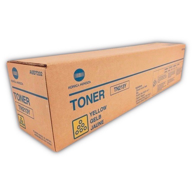Toner Konica Minolta TN213Y Yellow 18,500 páginas Toner Konica Minolta TN213Y Yellow 18,500 páginas