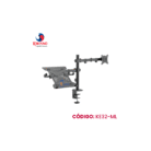 RACK PARA MONITOR CON BANDEJA PARA LAPTOP - KE32-ML