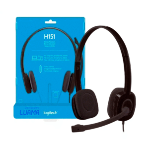 Audífono Logitech H151 c/Microf. Stereo Black (981-000587)-UY