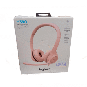 Audífono Logitech H390 C/Microf. USB Noise Cancelling Rose (981-001280)