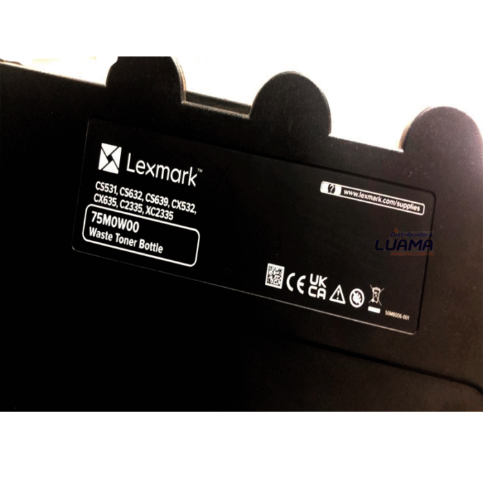 Botella de tóner residual Lexmark 75M0W00 CS531 CS632 Botella de tóner residual Lexmark 75M0W00 CS531 CS632