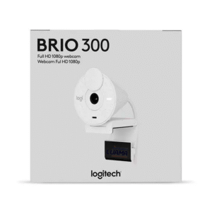 Cámara Logitech Brio 300 Blanco FHD 1080P USB-C