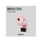 Cámara Logitech Brio 300 Rose FHD 1080P USB-C
