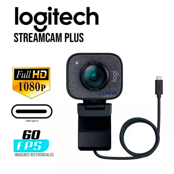 Cámara Logitech Streamcam Negro