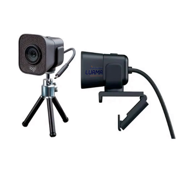 Cámara Logitech Streamcam Plus Full HD Black+tripode