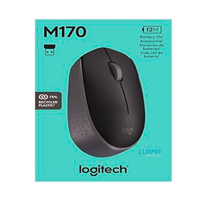 Mouse Logitech M170 Black Wireless