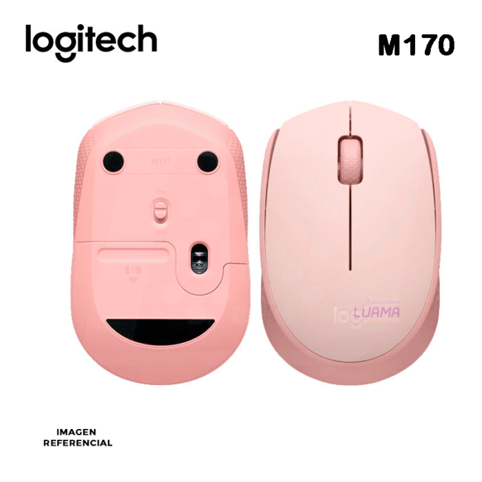 Mouse Logitech M170 Rosado