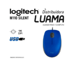 Mouse Logitech m110 Azul