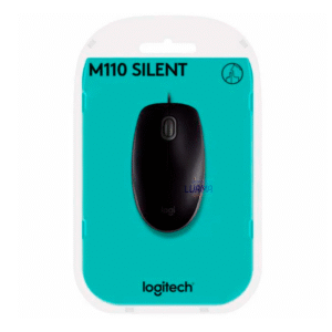 Mouse Logitech m110 Black silent optico usb