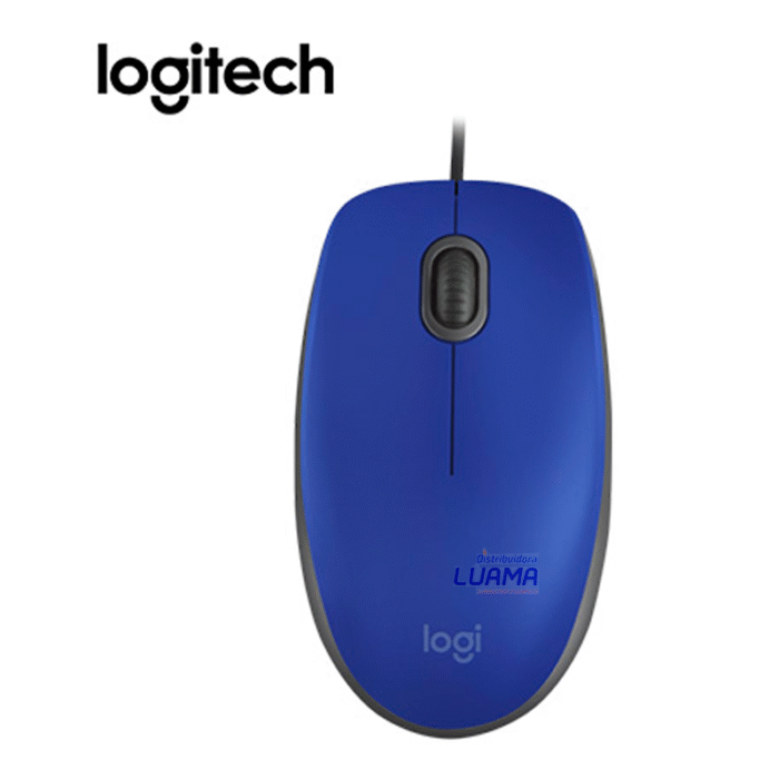 Mouse Logitech m110 Blue silent optico usb