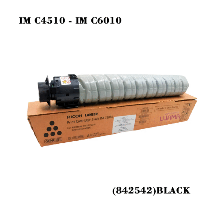 Toner Ricoh IM C4510/C6010 (842542) Negro 42,000 Páginas.