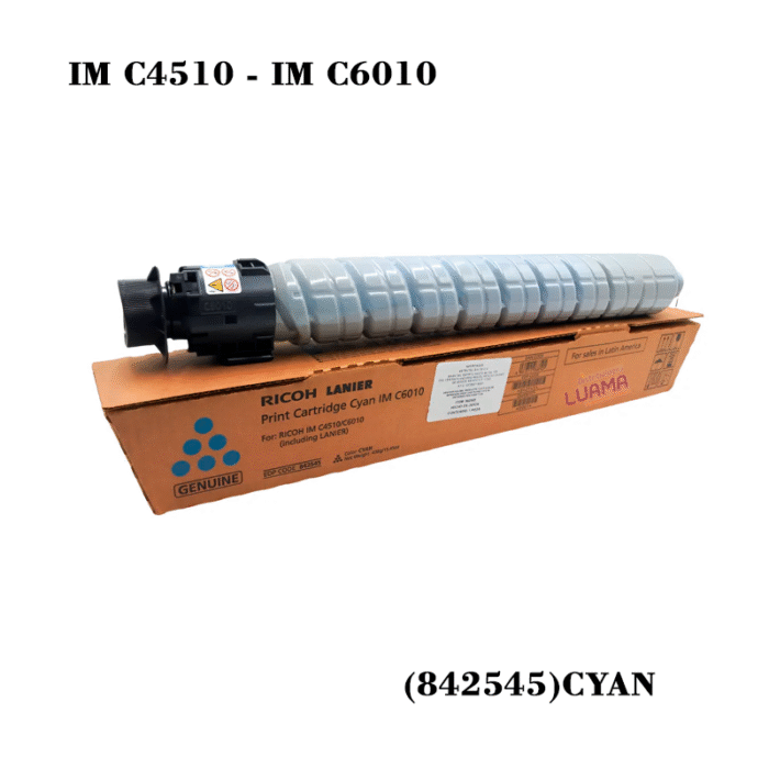 Toner Ricoh IM C4510/C6010 (842545) Cyan 28,000 Páginas.