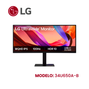 Monitor LG 34U650A-B LED 34 IPS W-QHD 60HZ USB-C HDMI