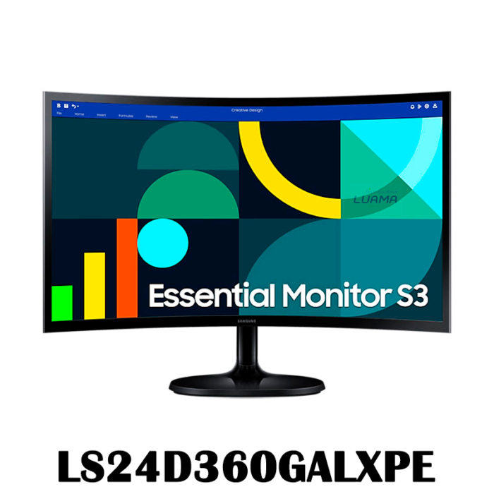 Monitor Samsung 24 LS24D360GALXPE Curvo Monitor Samsung 24 LS24D360GALXPE Curvo