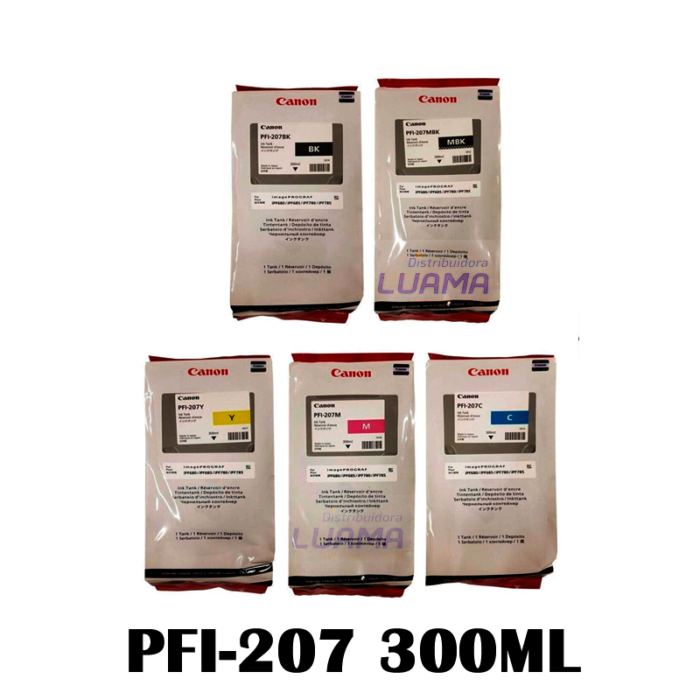 Tinta Canon PFI-207 300ML