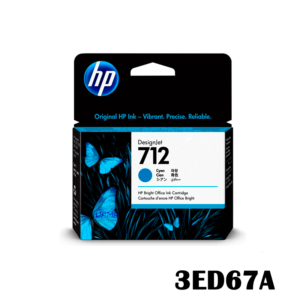 Tinta Hp 3ED67A (712A) 29ml Cyan