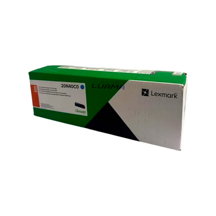 Tóner Lexmark 20N40C0 Cyan CS431dw CX431adw 1,500 Páginas