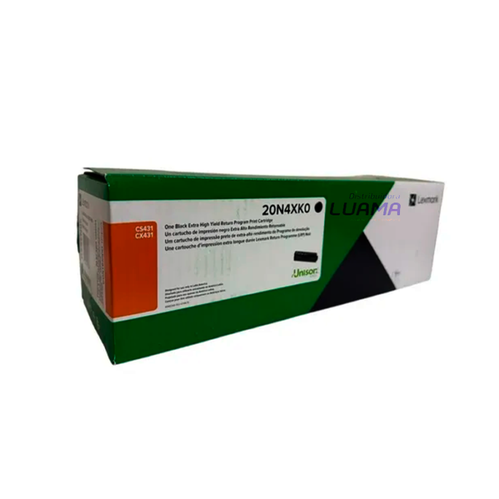 Tóner Lexmark 20N4XK0 Negro Para CS431dw CX431adw Original-1