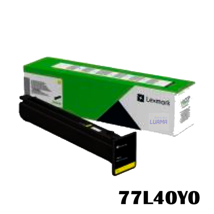 Tóner Lexmark 77L40Y0 Yellow 12,000 paginas