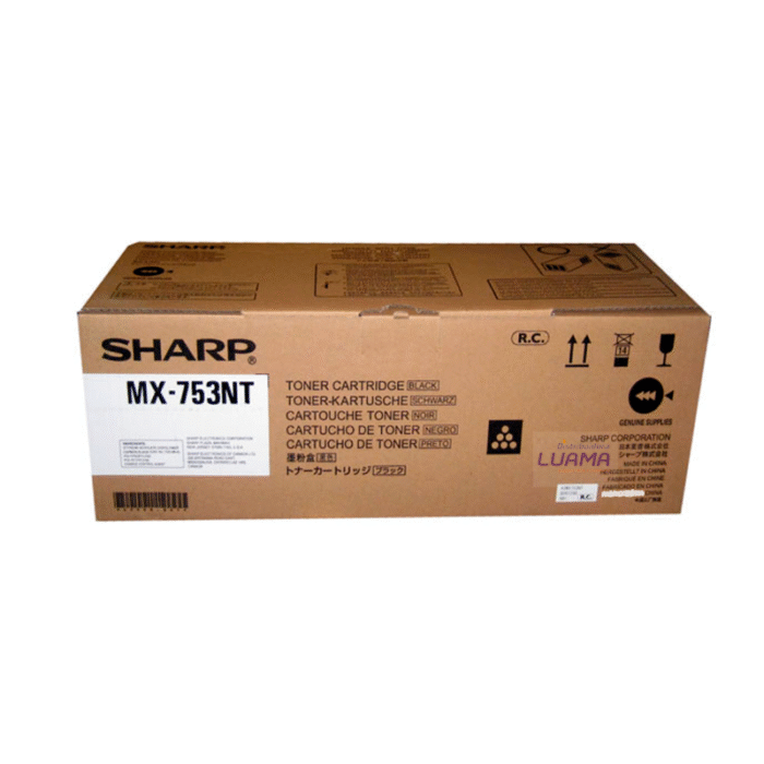 Toner Sharp MX-753NT-Black Laser MX-M623N/ MX-M623U Toner Sharp MX-753NT-Black Laser MX-M623N/ MX-M623U